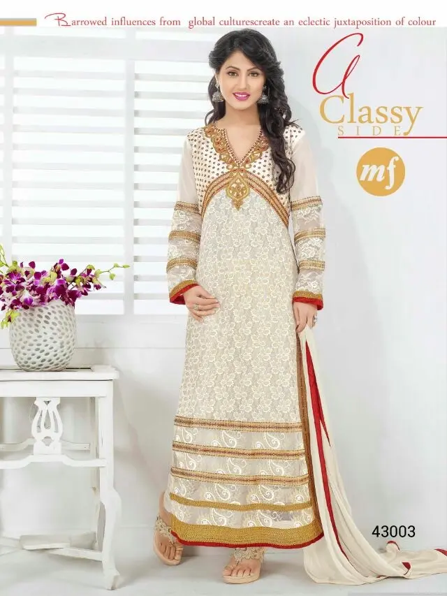 MF HEERNI 43003 designer dress materials