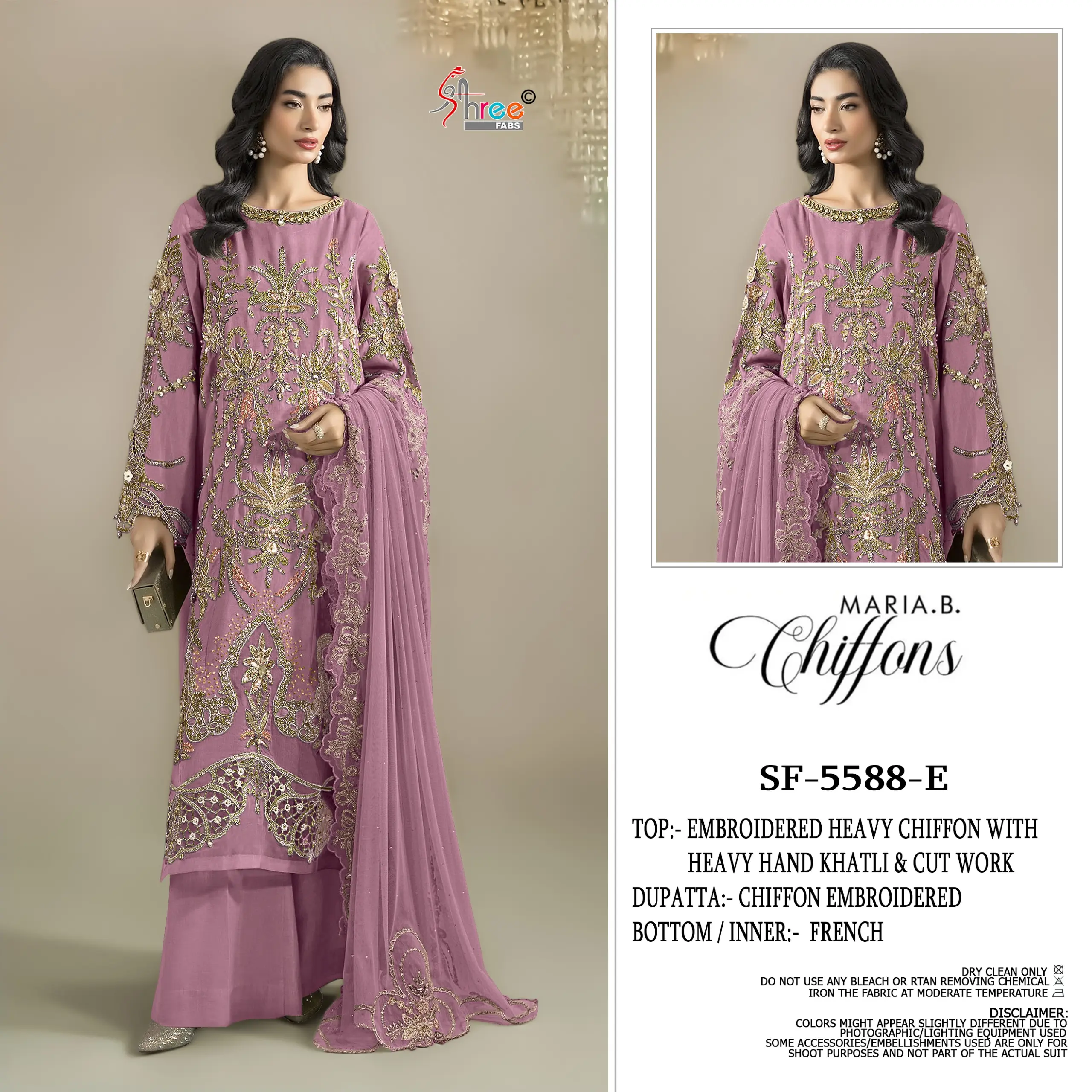 Shree Fabs SF 5588 Embroidered Chiffon Suits