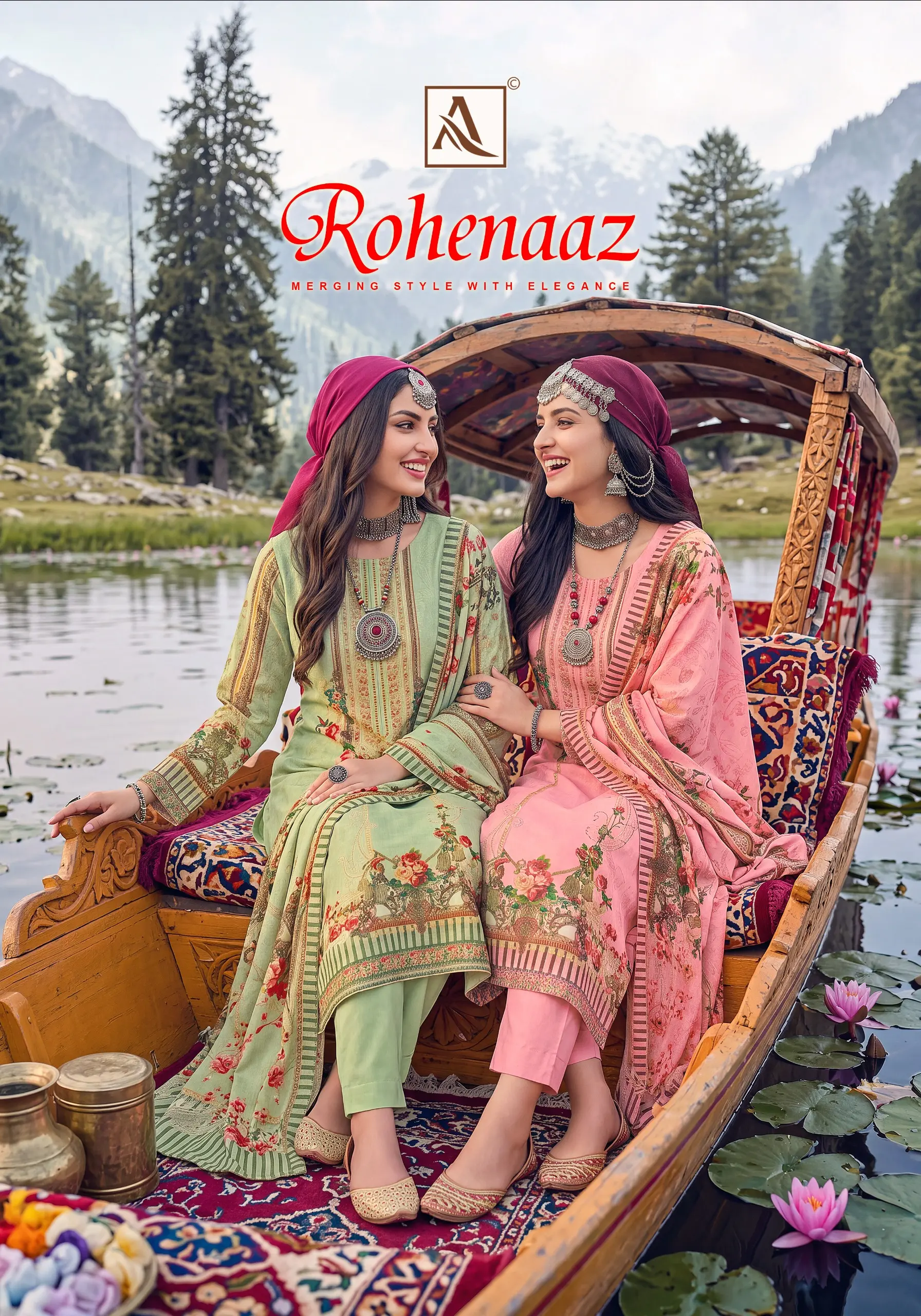 Alok Suit Rohenaaz Viscose Muslin Suits