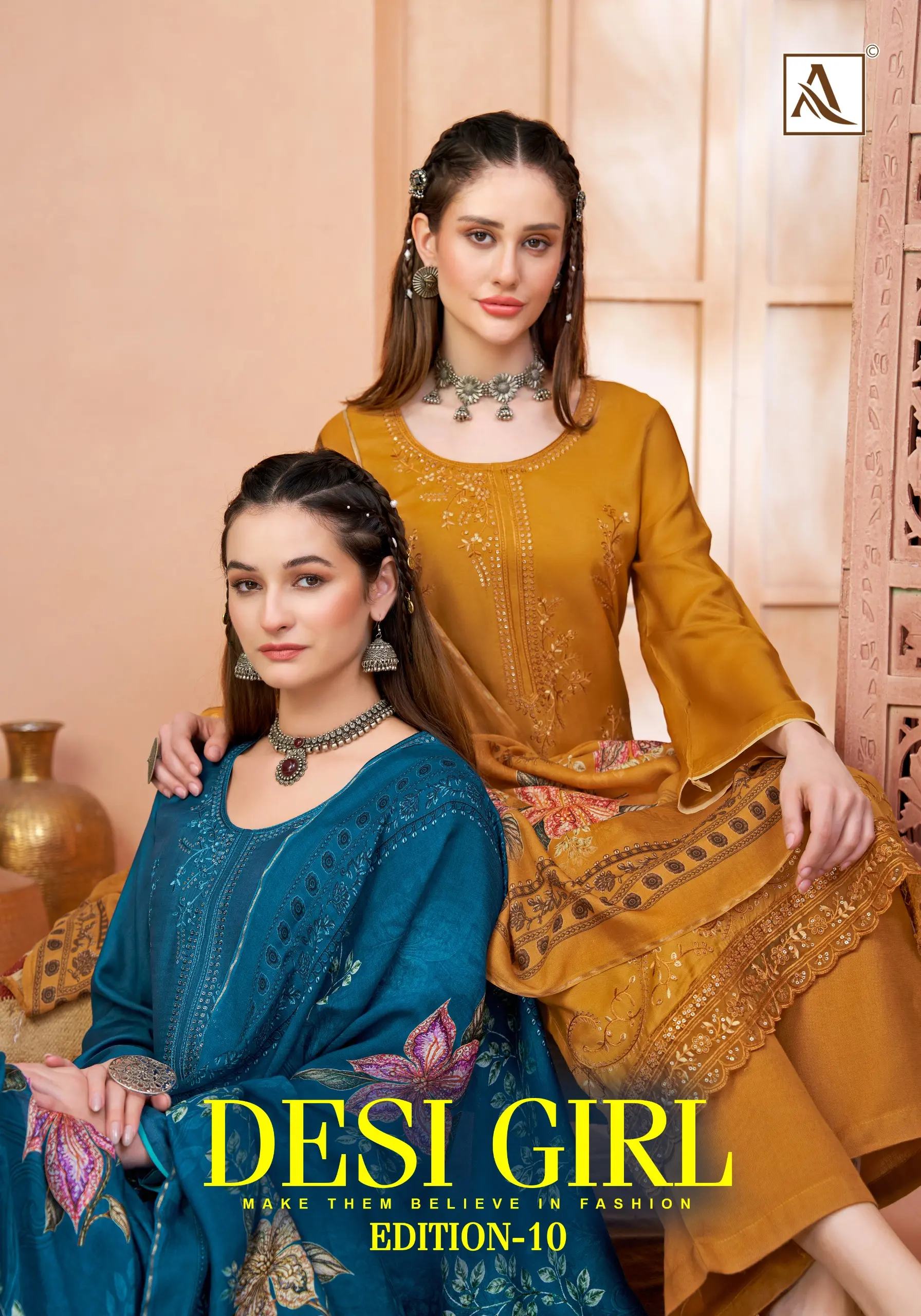 Alok Suit Desi Girl Edition 10 Viscose Maslin Suits