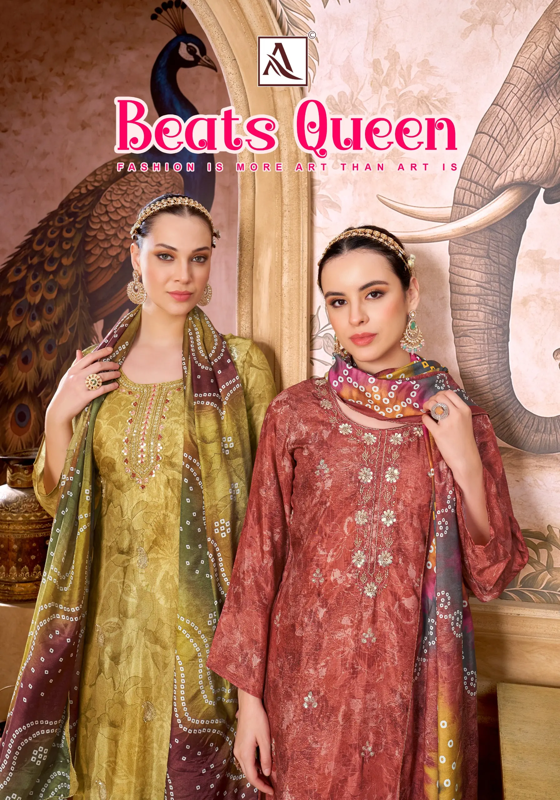 Alok Suit Beats Queen Viscose Muslin Suits