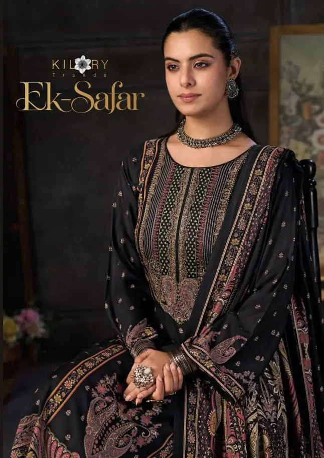 Kilory Trends Ek-Safar Viscose Pashmina Suits