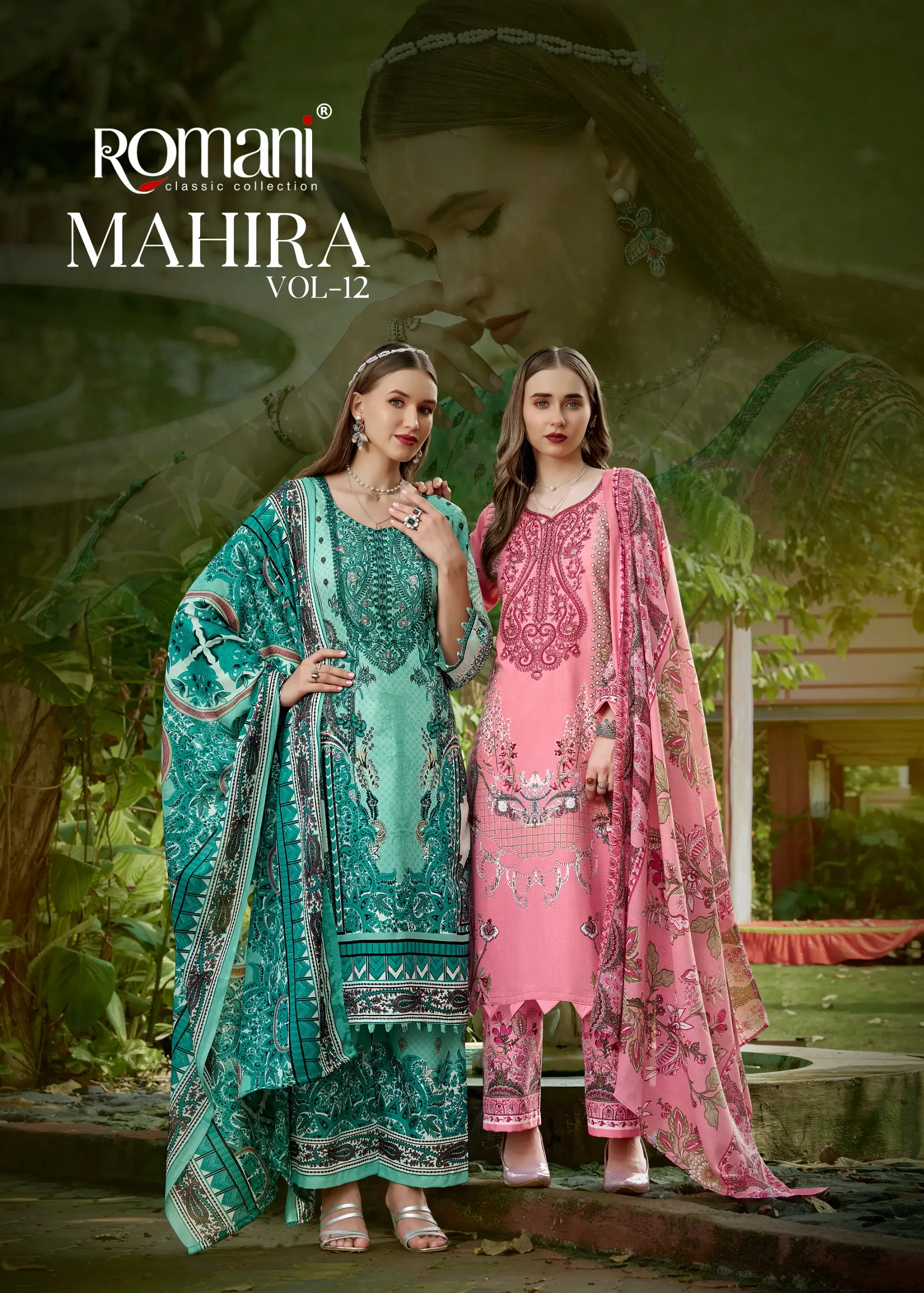Romani Mahira Vol 12 Embroidered Cotton Suits