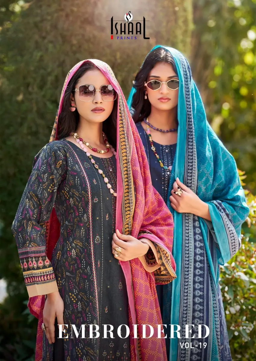 ISHAAL EMBROIDERED VOL 19