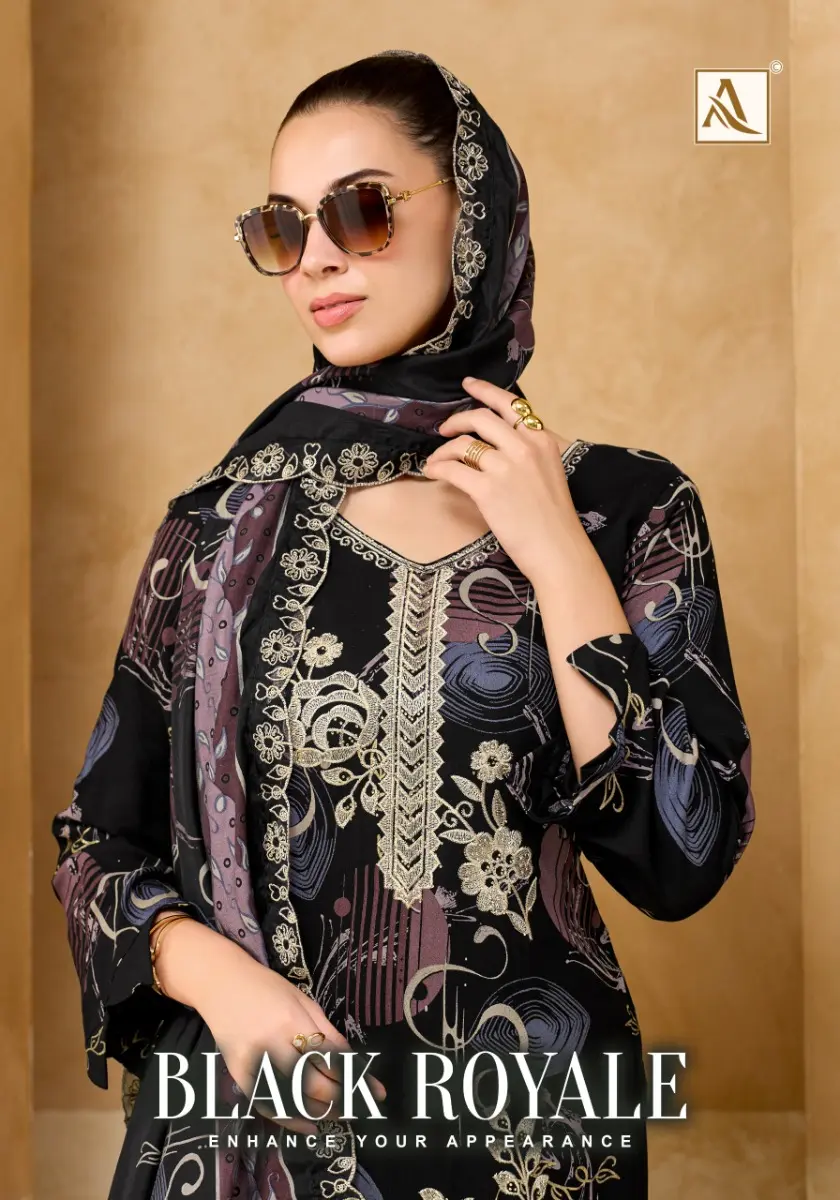 ALOK SUITS BLACK ROYALE
