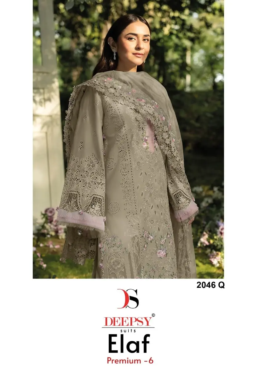 DEEPSY SUITS ELAF PREMIUM LUXURY LAWN DNO 2046 MNOPQ