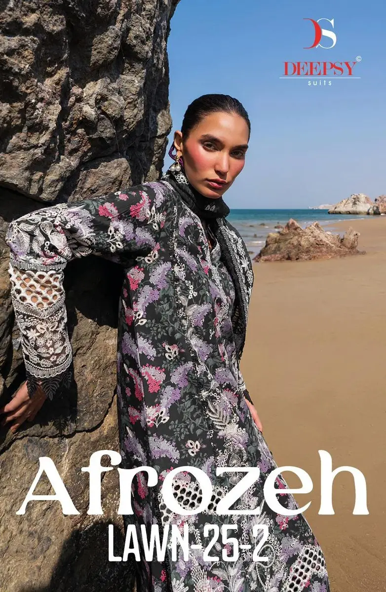 DEEPSY SUITS AFROZEH LAWN 25 2 WITH OPEN IMAGES