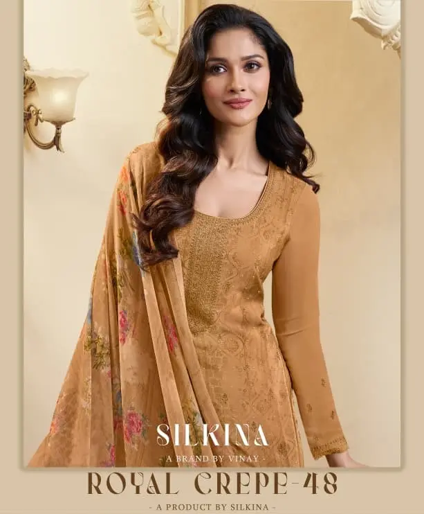 VINAY KULEESH SILKINA ROYAL CREPE 48