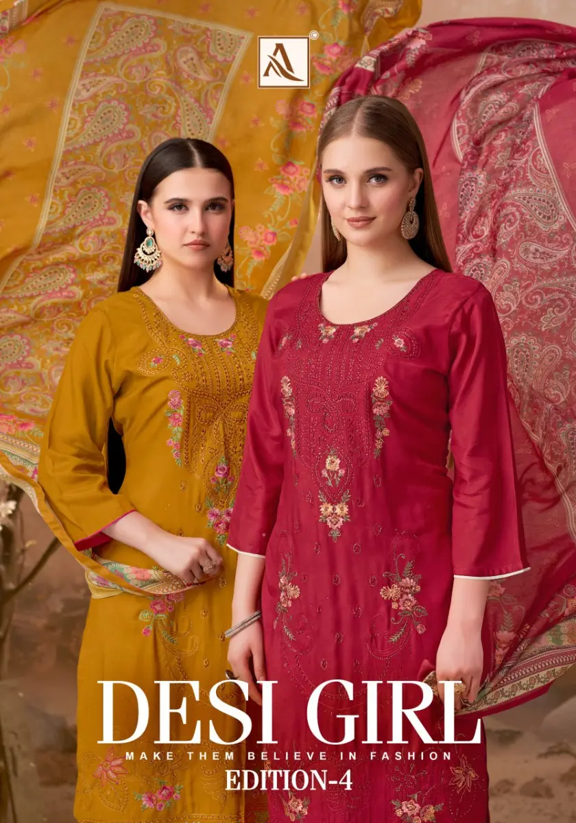 ALOK SUITS DESI GIRL VOL 4