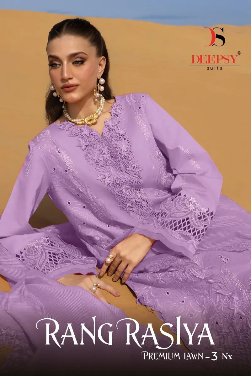 DEEPSY SUITS RANGRASIYA LAWN 3 NX