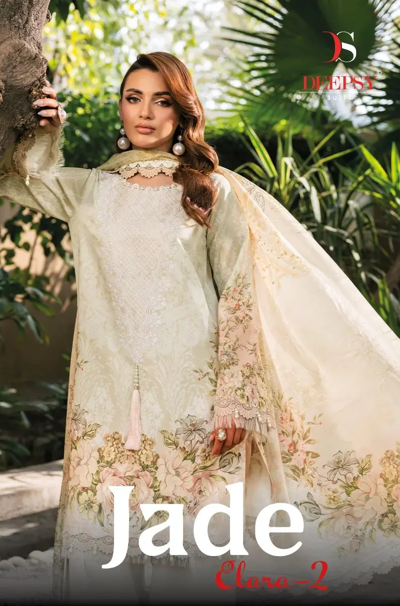 DEEPSY SUITS JADE ELARA VOL 2 COTTON DUPATTA