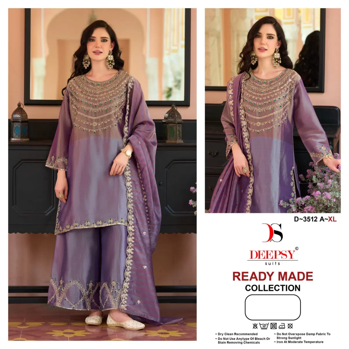 DEEPSY SUITS READYMADE COLLECTION DNO 3512 ABCD