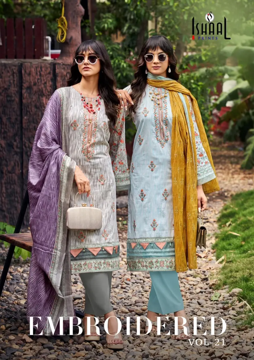 ISHAAL EMBROIDERED VOL 21