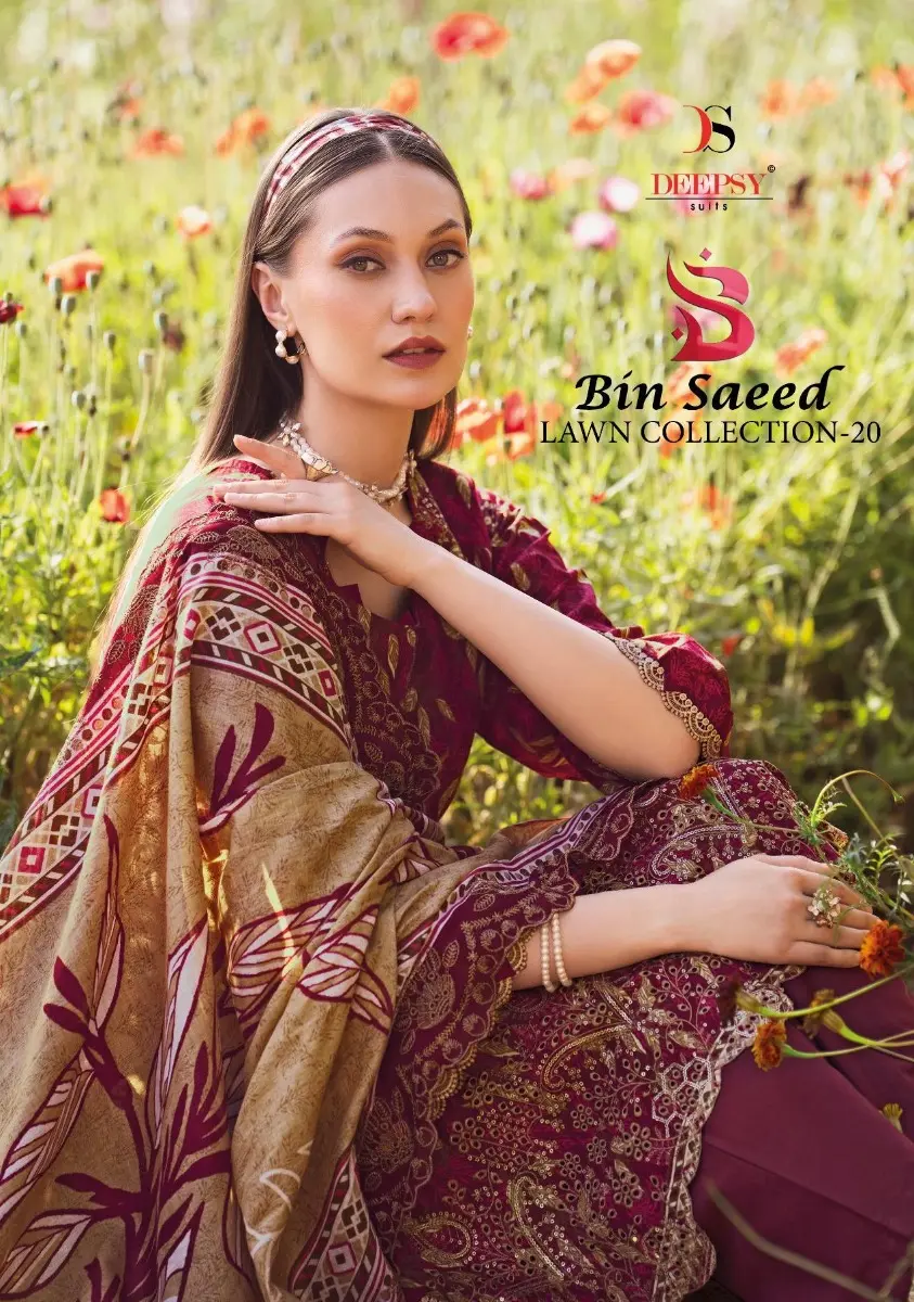 DEEPSY SUITS BIN SAEED LAWN COLLECTION VOL 20