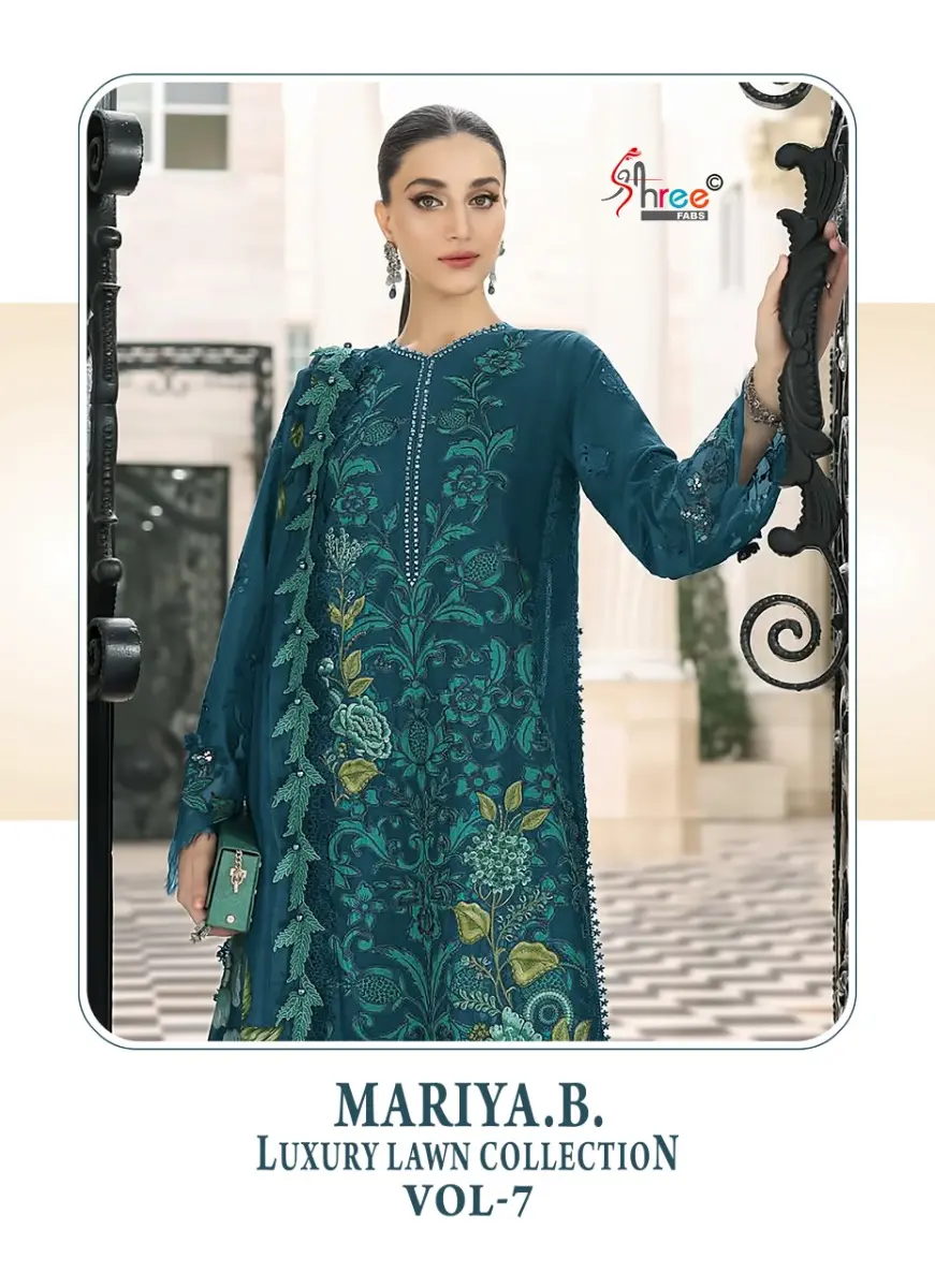 SHREE FABS MARIYA B LUXURY LAWN COLLECTION VOL 7 CHIFFON DUPATTA