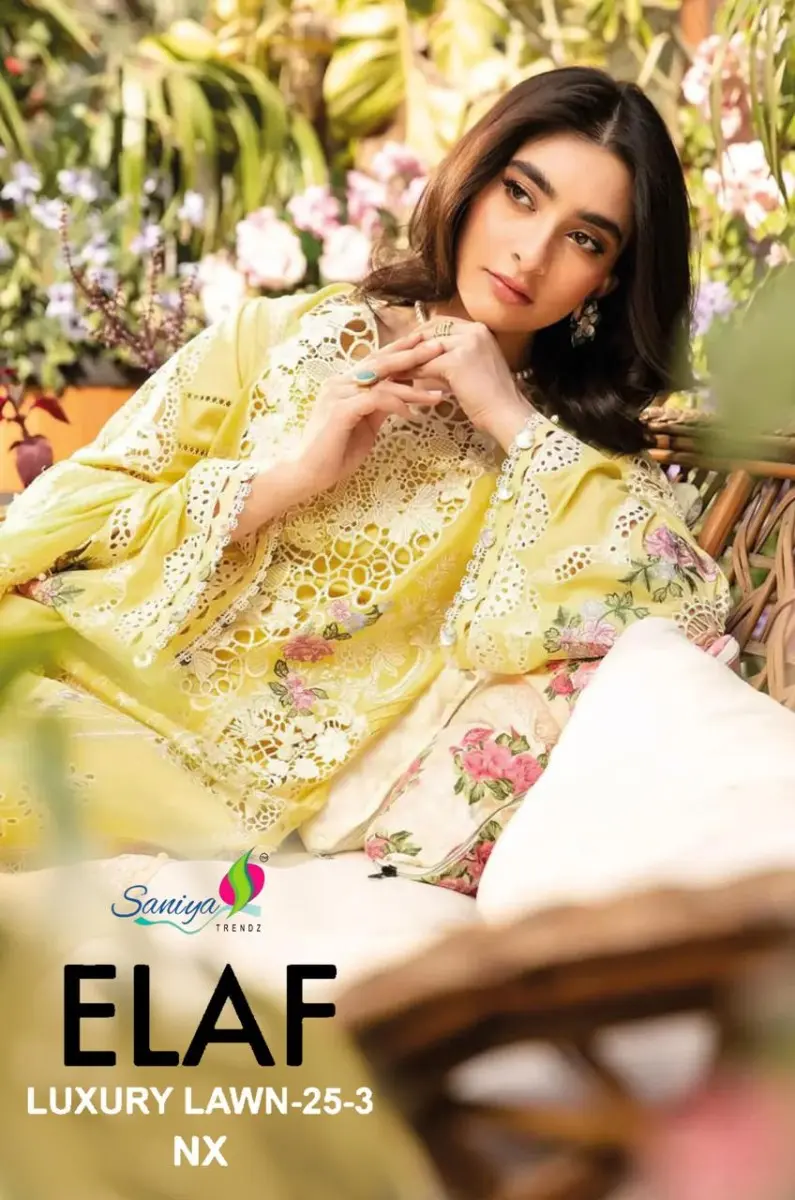 SANIYA TRENDZ ELAF VOL 25 3 NX WITH OPEN IMAGES