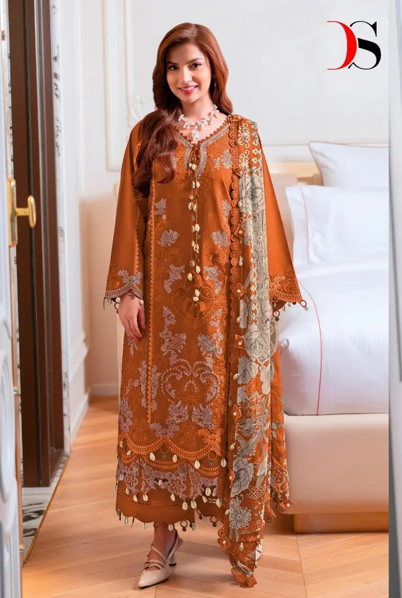 DEEPSY SUITS OMBRE STARLET DNO 1611 CHIFFON DUPATTA