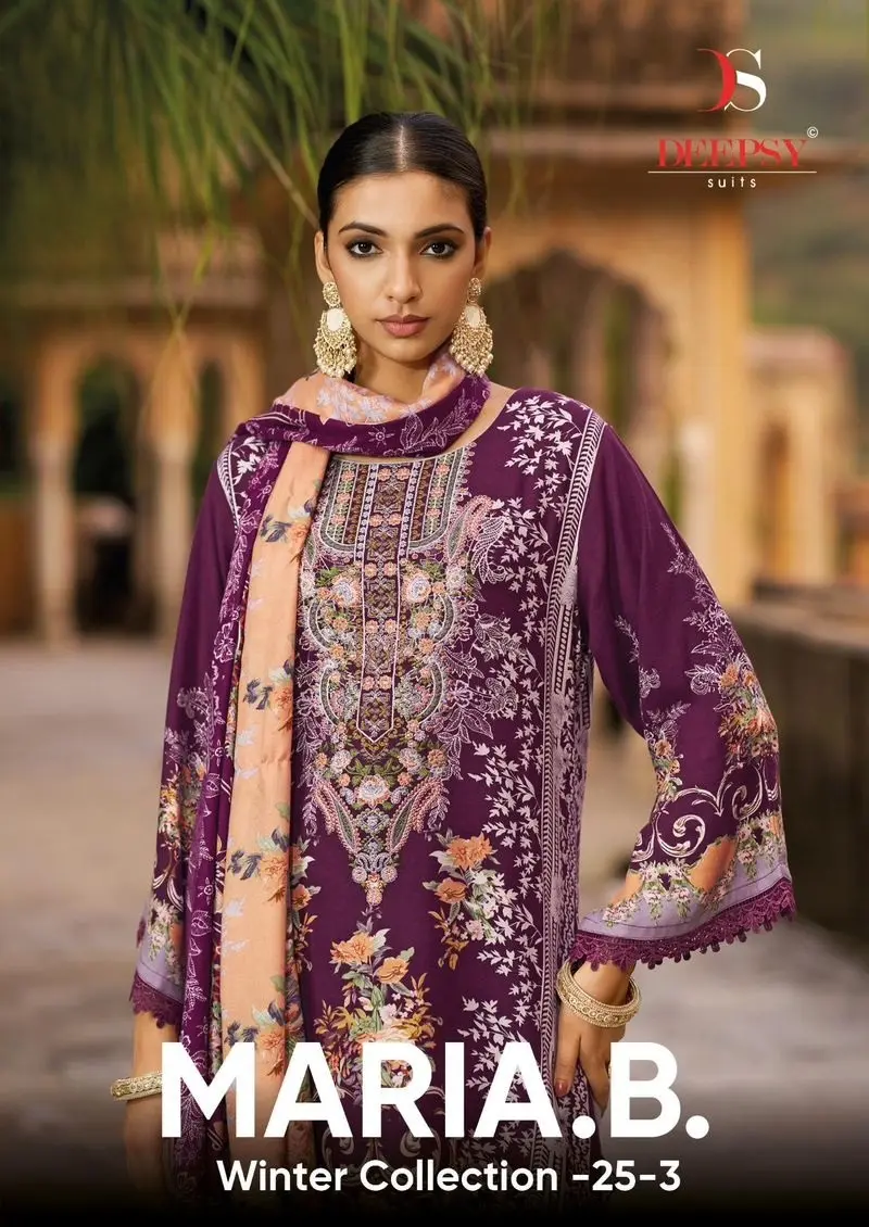 DEEPSY SUITS MARIA B Winter collection 25 3