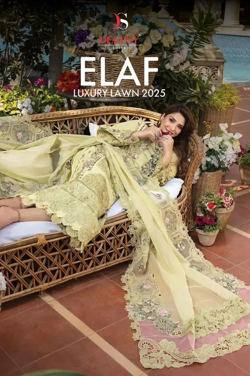 DEEPSY SUITS ELAF Luxury Lawn  25 WITH OPEN IMAGES