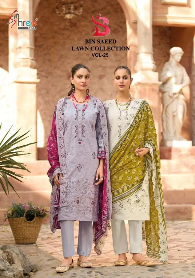 SHREE FABS BIN SAEED LAWN COLLECTION VOL 25