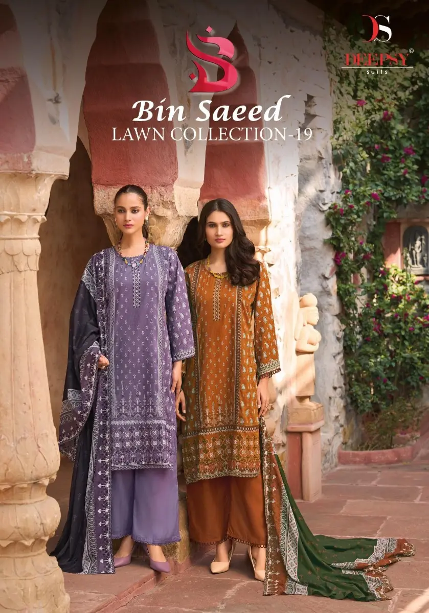 DEEPSY SUITS BIN SAEED LAWN COLLECTION 19