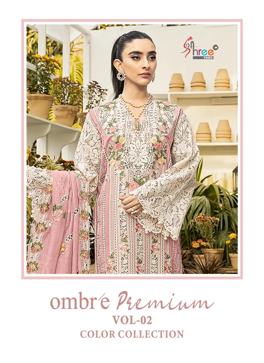 SHREE FABS OMBRE PREMIUM VOL 2 COLOR COLLECTION 3963