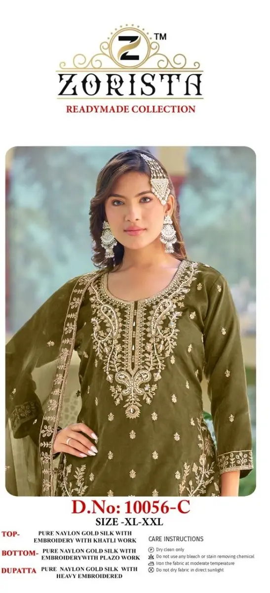 ZORISTA READYMADE COLLECTION D NO 10056 ABCD