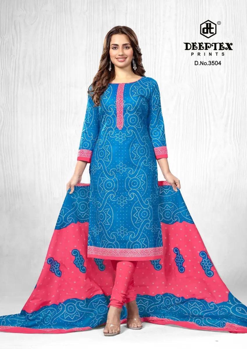 Deeptex Classic Chunaris vol 35 Bandhani | 2 meters Bottom