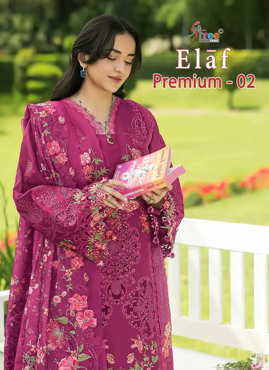 SHREE FABS ELAF PREMIUM VOL 2 COTTON DUPATTA WITH OPEN IMAGES