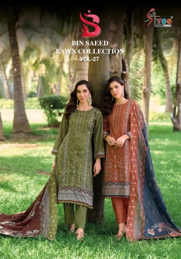 Shree fabs BIN SAEED LAWN COLLECTION VOL 27