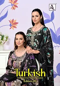Alok Suit Turkish Edition-20 branded cover with printed suit designs