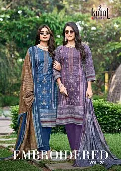 Ishaal embroidered vol 20