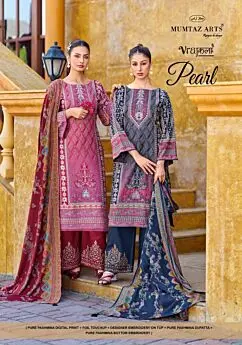 MUMTAZ ARTS PEARL PASHMINA