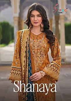 Shree Fabs Shanaya Chiffon Dupatta with open images