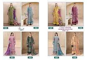 SHREE FABS CHEVRON PREMIUM COLLECTION VOL 17 CHIFFON DUPATTA