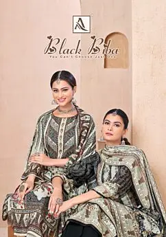 ALOK SUITS BLACK BIBA