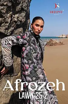 DEEPSY SUITS AFROZEH LAWN 25 2 WITH OPEN IMAGES