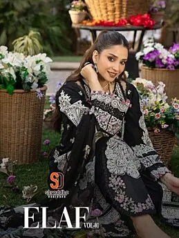 SHRADDHA DESIGNER ELAF VOL 1 with open images