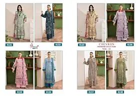 SHREE FABS CHEVRON PREMIUM COLLECTION VOL 15 COTTON DUPATTA