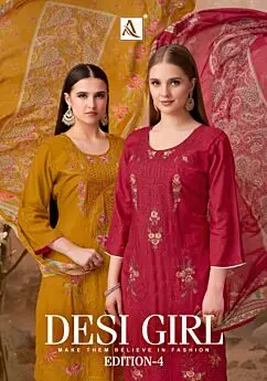 ALOK SUITS DESI GIRL VOL 4