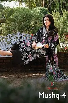 DEEPSY SUITS MUSHQ 4 COTTON DUPATTA