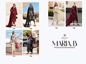 DEEPSY SUITS Maria B Premium Embroidered 3 CHIFFON DUPATTA