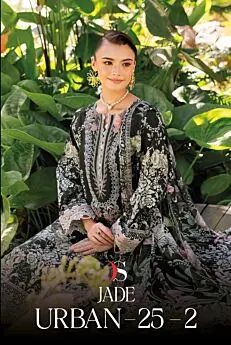 DEEPSY SUITS JADE URBAN LAWN 25 2 COTTON DUPATTA