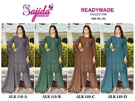 SAJIDA READYMADE COLLECTION ALK 110 A B C D