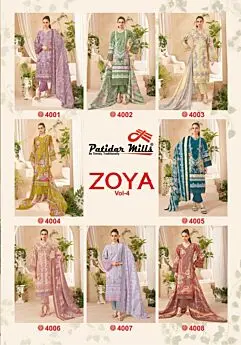 PATIDAR MILLS ZOYA VOL 4