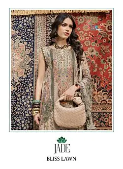 SHREE FABS JADE BLISS LAWN COTTON DUPATTA