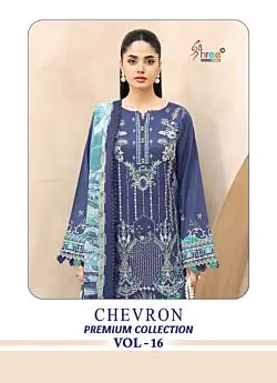 SHREE FABS CHEVRON PREMIUM COLLECTION VOL 16 COTTON DUPATTA