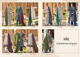 ISHAAL Embroidered lawn vol 14