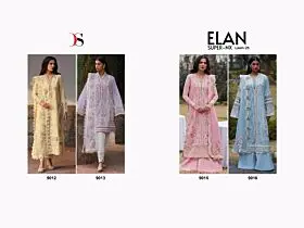 DEEPSY SUITS ELAN LAWN SUPER NX 25 WITH OPEN IMAGES