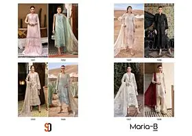 SHRADDHA DESIGNER MARIA B LAWN COTTON DUPATTA with open images